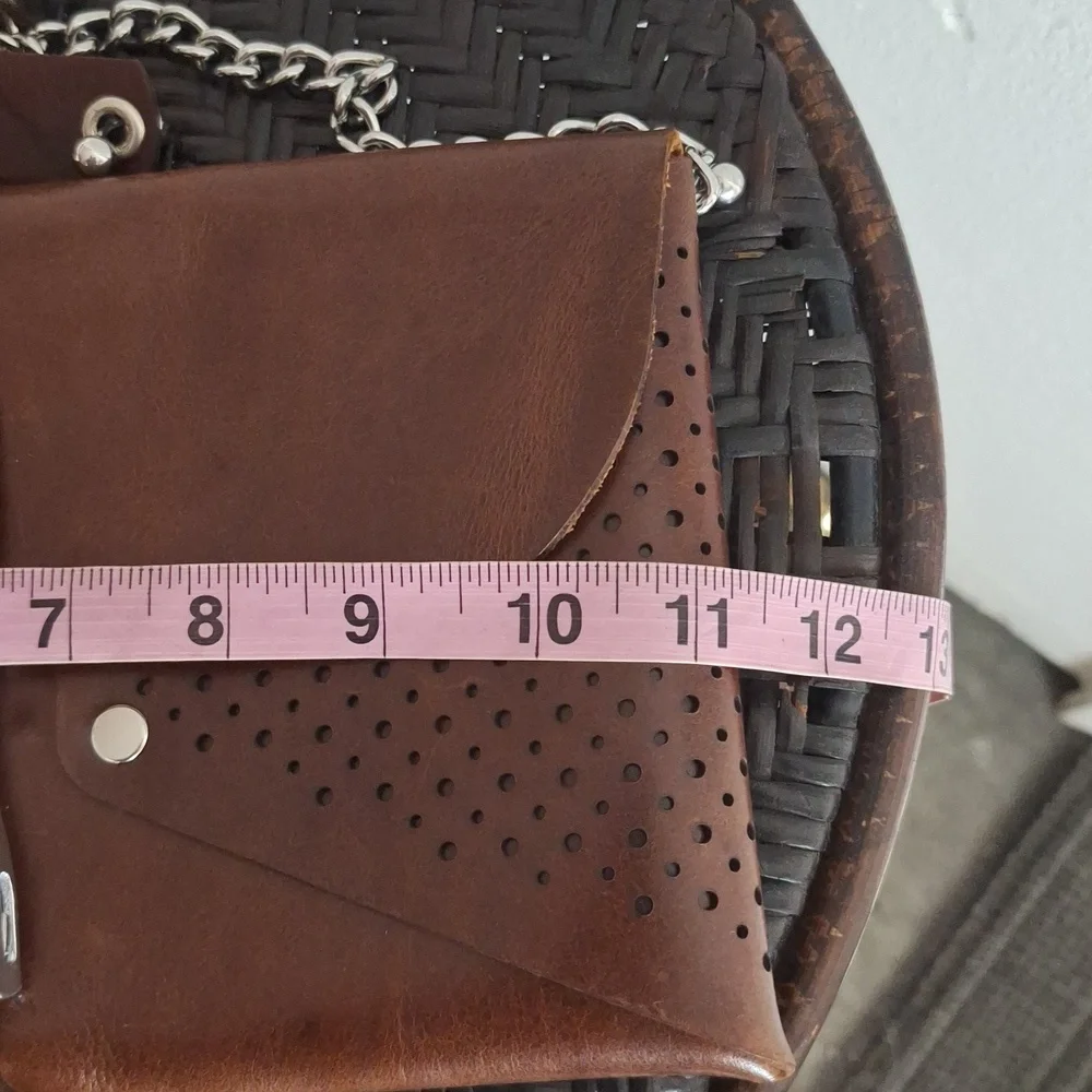 Handtasche Vintage Leather Crossbody Bag - Picture 8 of 11